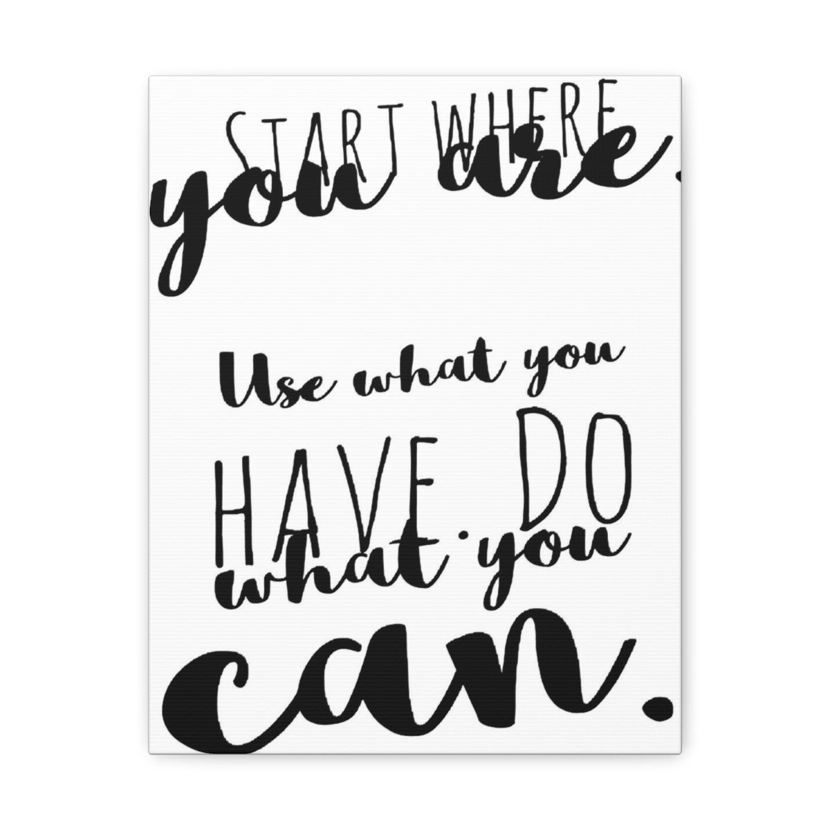 Scripture Walls Inspirational Wall Art Do What You Can Motivation Wall Decor for Home Office Gym Inspiring Success Quote Print Ready to Hang Unframed-Express Your Love Gifts