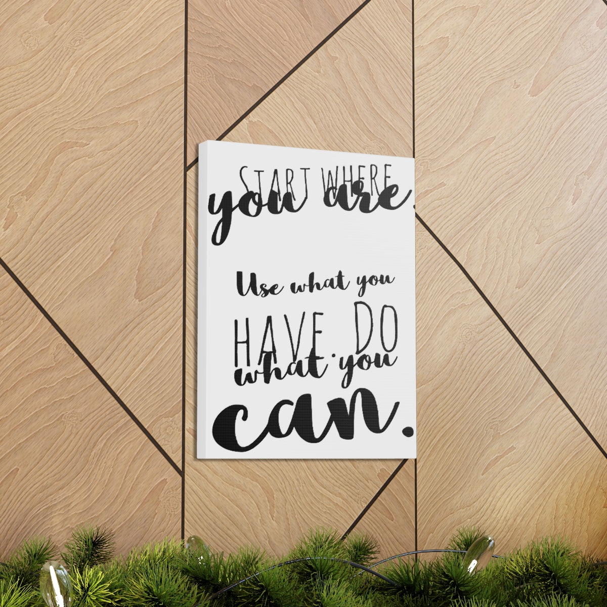 Scripture Walls Inspirational Wall Art Do What You Can Motivation Wall Decor for Home Office Gym Inspiring Success Quote Print Ready to Hang Unframed-Express Your Love Gifts