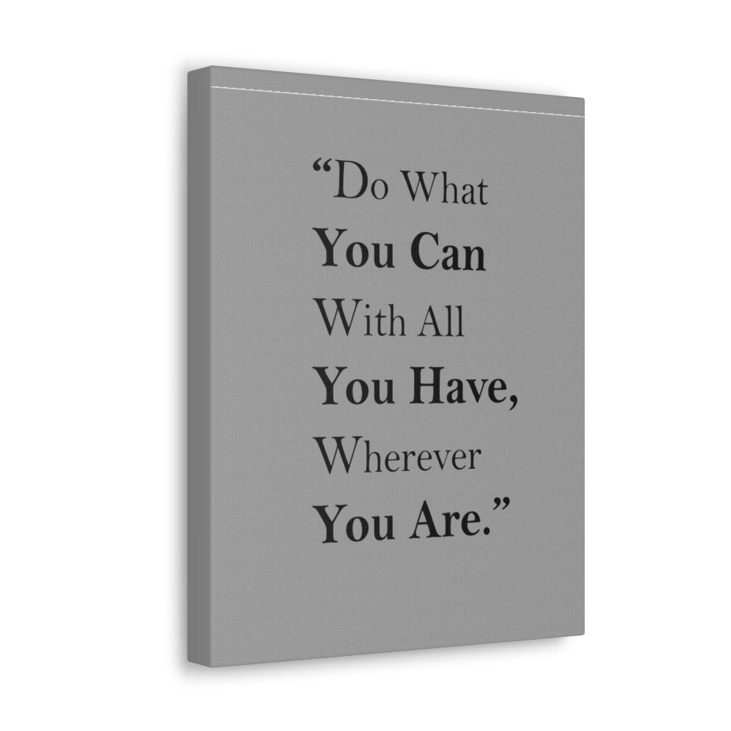 Scripture Walls Inspirational Wall Art Do What You Can Motivation Wall Decor for Home Office Gym Inspiring Success Quote Print Ready to Hang Unframed-Express Your Love Gifts