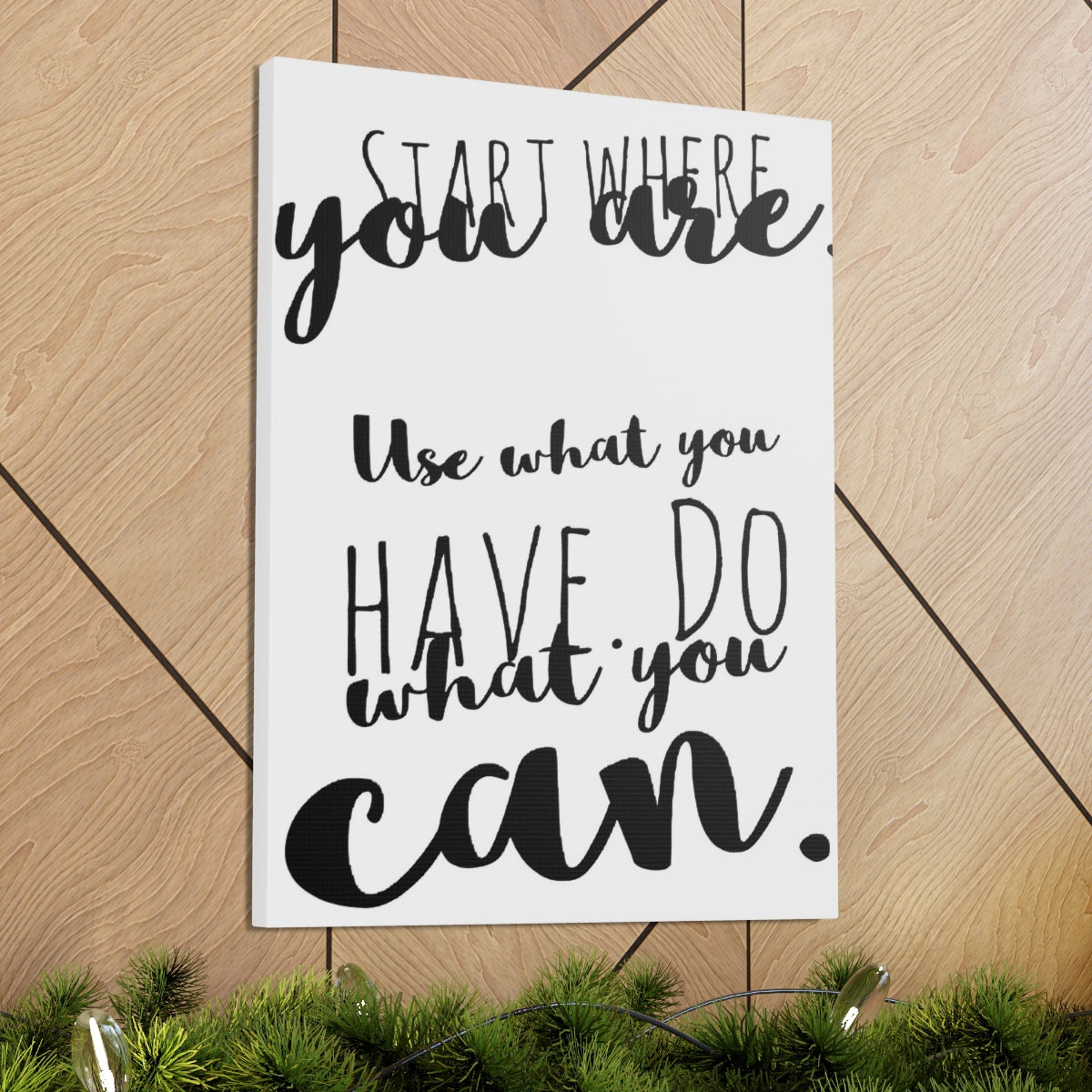 Scripture Walls Inspirational Wall Art Do What You Can Motivation Wall Decor for Home Office Gym Inspiring Success Quote Print Ready to Hang Unframed-Express Your Love Gifts