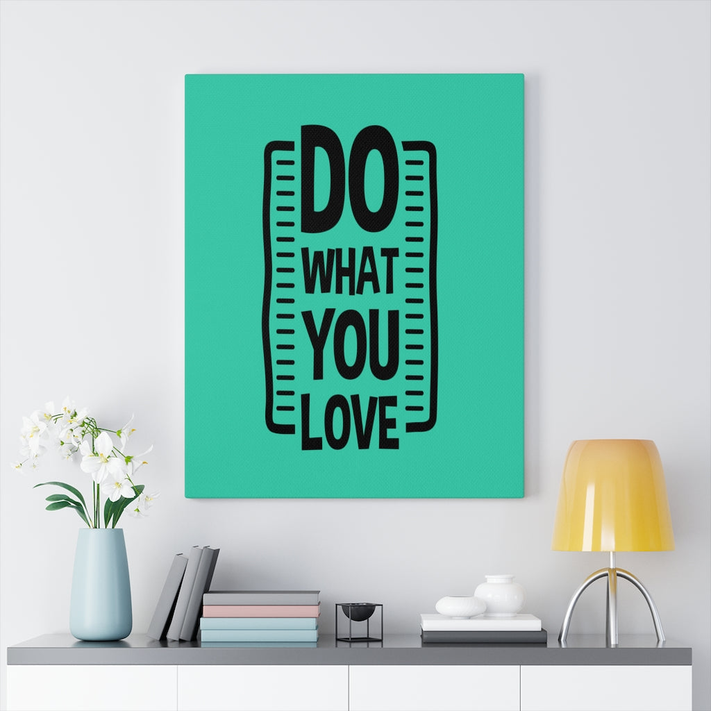 Scripture Walls Inspirational Wall Art Do What You Love Green Wall Art Motivation Wall Decor for Home Office Gym Inspiring Success Quote Print Ready to Hang Unframed-Express Your Love Gifts