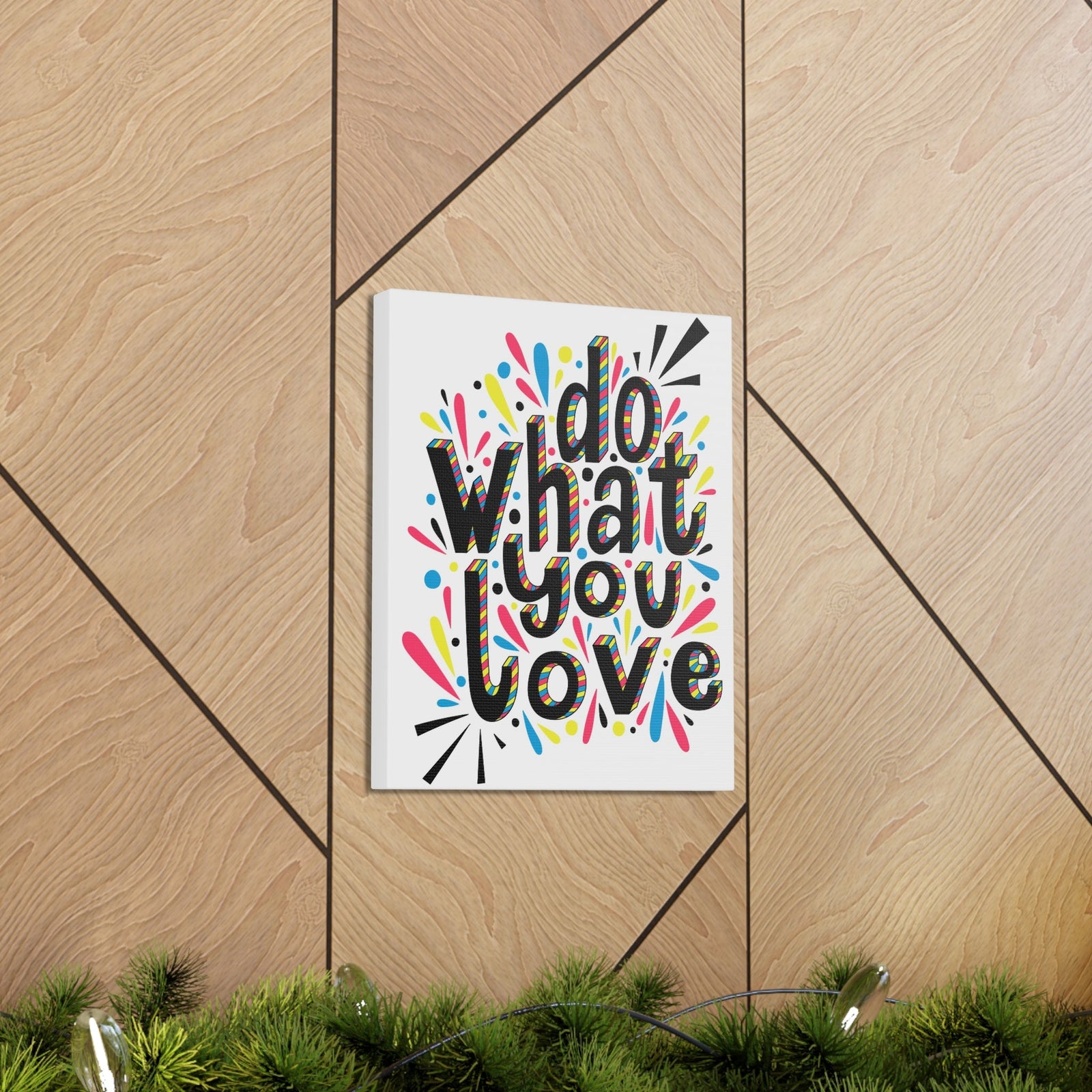 Scripture Walls Inspirational Wall Art Do What You Love Motivation Wall Decor for Home Office Gym Inspiring Success Quote Print Ready to Hang Unframed-Express Your Love Gifts