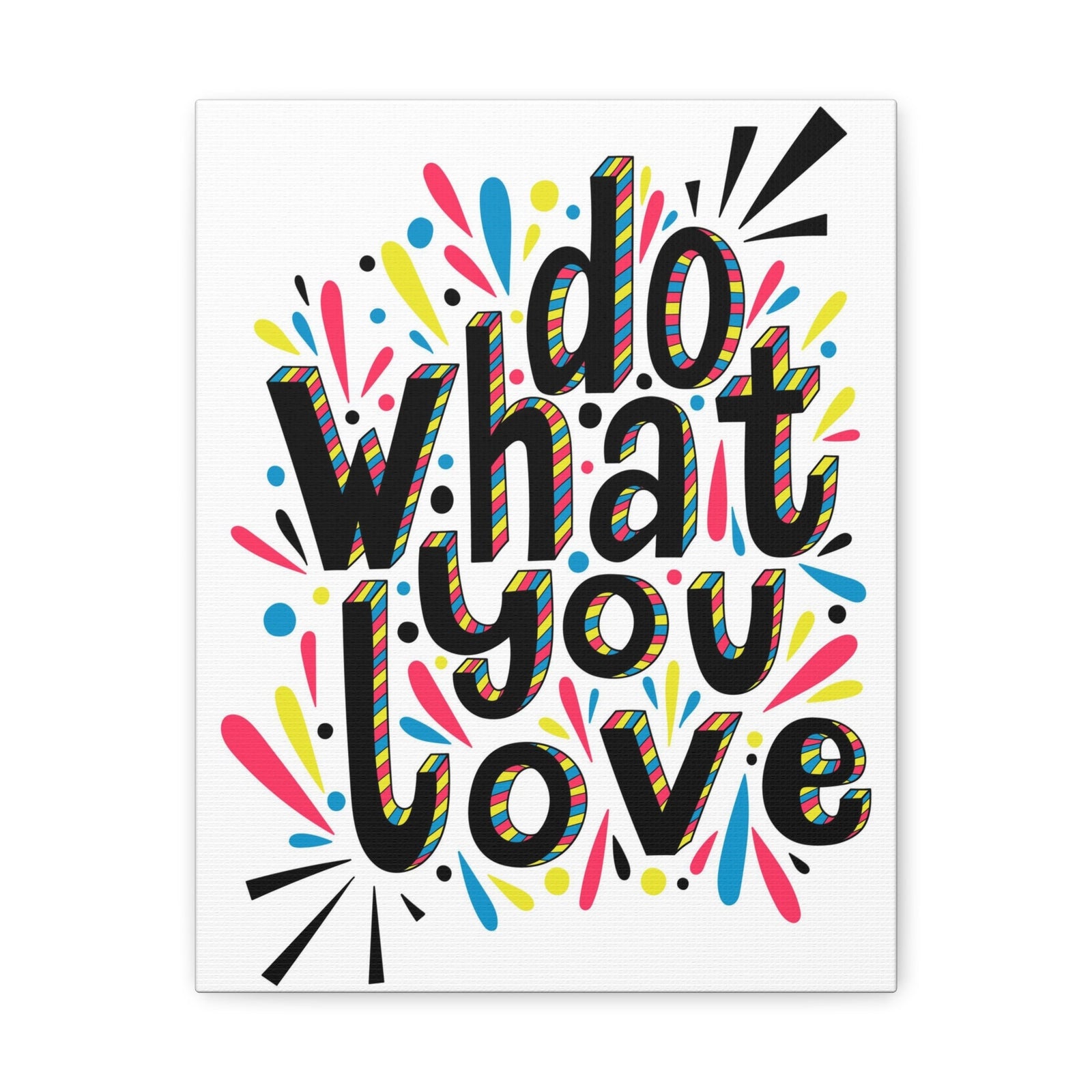 Scripture Walls Inspirational Wall Art Do What You Love Motivation Wall Decor for Home Office Gym Inspiring Success Quote Print Ready to Hang Unframed-Express Your Love Gifts