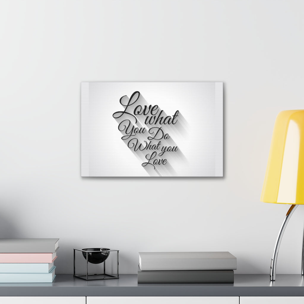 Scripture Walls Inspirational Wall Art Do What You Love Plain Motivation Wall Decor for Home Office Gym Inspiring Success Quote Print Ready to Hang Unframed-Express Your Love Gifts