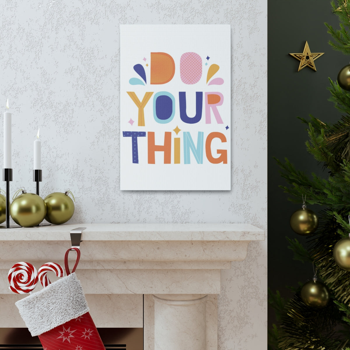 Scripture Walls Inspirational Wall Art Do Your Thing Motivation Wall Decor for Home Office Gym Inspiring Success Quote Print Ready to Hang Unframed-Express Your Love Gifts
