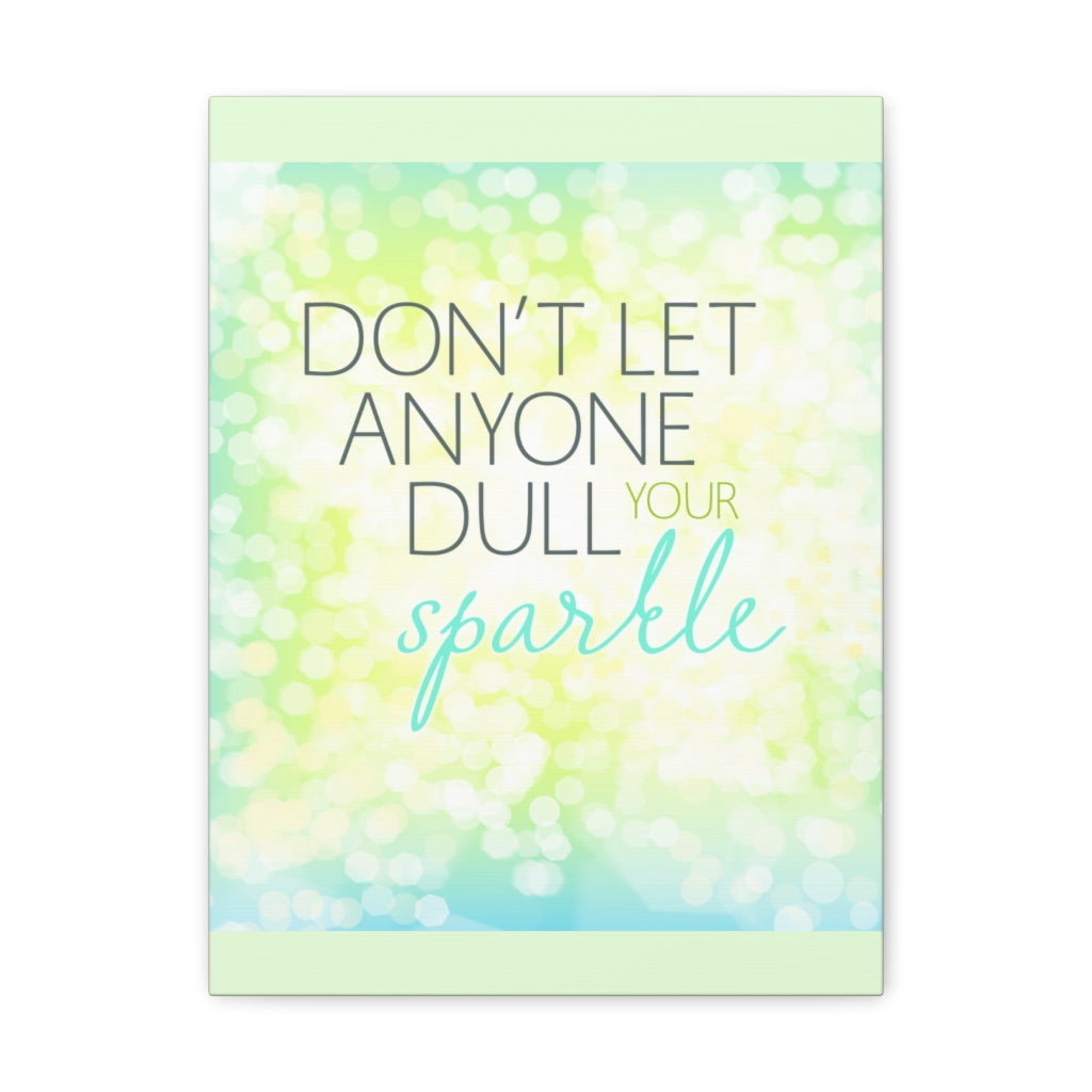 Scripture Walls Inspirational Wall Art Don't Dull Your Sparkle Motivation Wall Decor for Home Office Gym Inspiring Success Quote Print Ready to Hang Unframed-Express Your Love Gifts