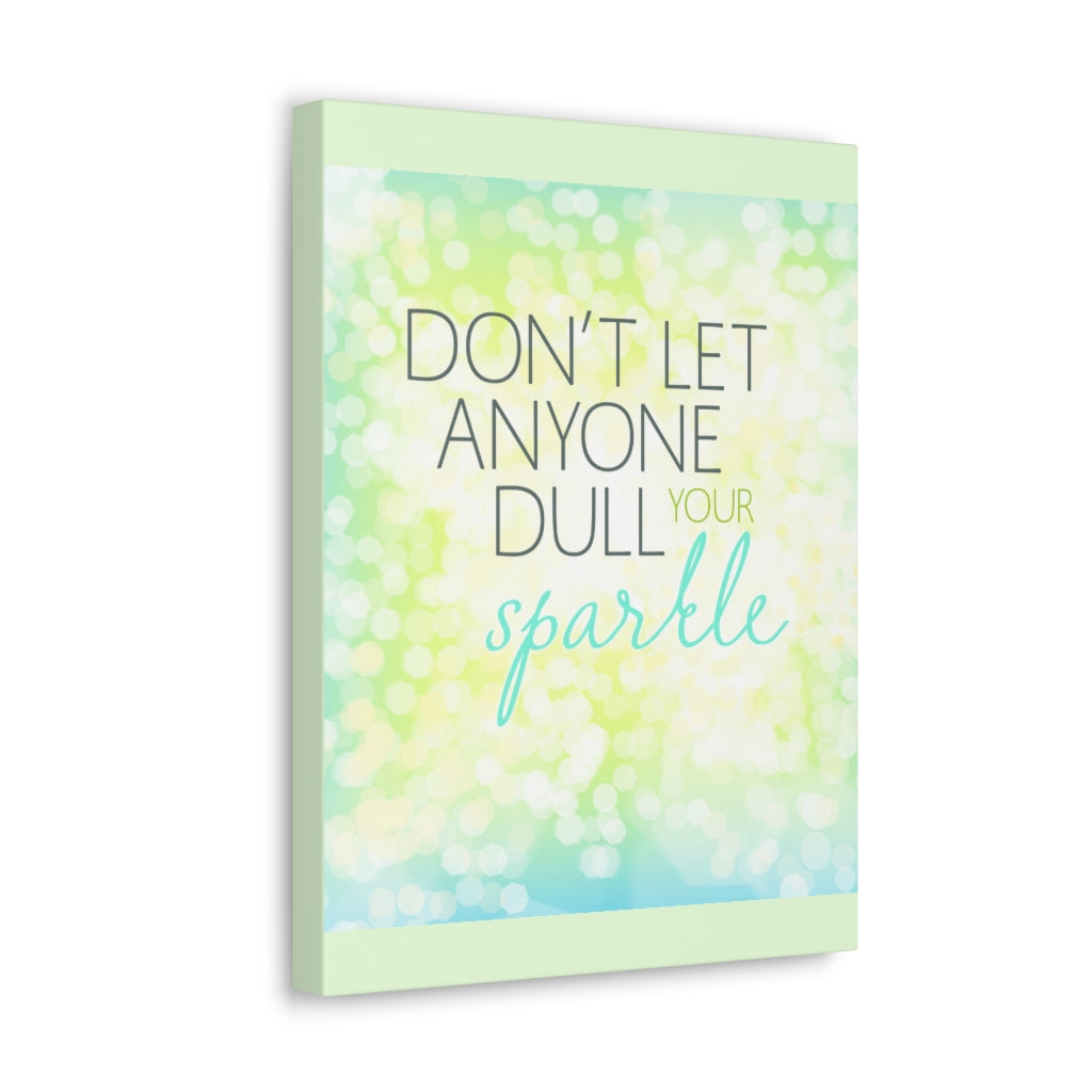 Scripture Walls Inspirational Wall Art Don't Dull Your Sparkle Motivation Wall Decor for Home Office Gym Inspiring Success Quote Print Ready to Hang Unframed-Express Your Love Gifts