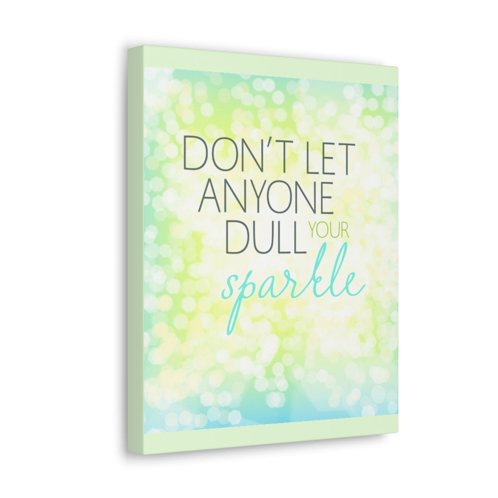 Scripture Walls Inspirational Wall Art Don't Dull Your Sparkle Motivation Wall Decor for Home Office Gym Inspiring Success Quote Print Ready to Hang Unframed-Express Your Love Gifts