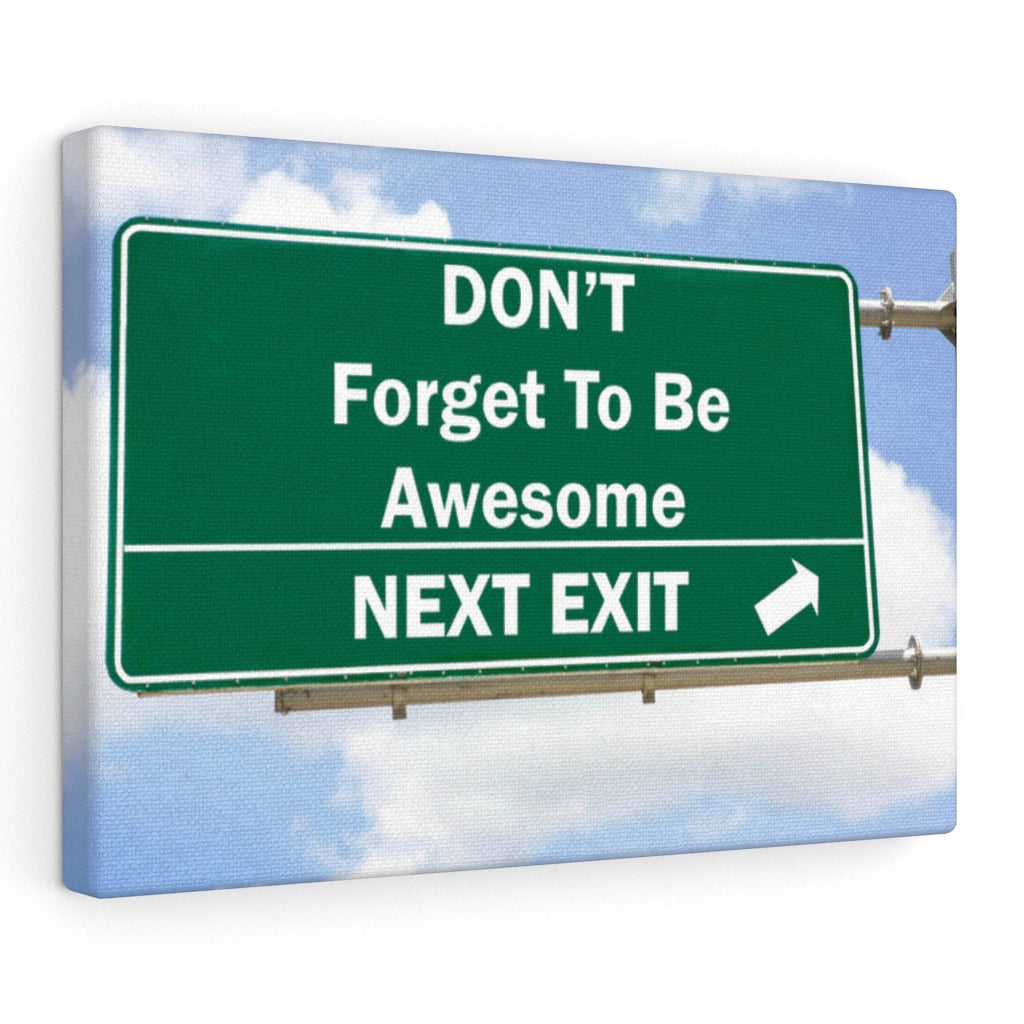 Scripture Walls Inspirational Wall Art Don't Forget To Be Awesome Motivational Print Ready to Hang Artwork Unframed-Express Your Love Gifts