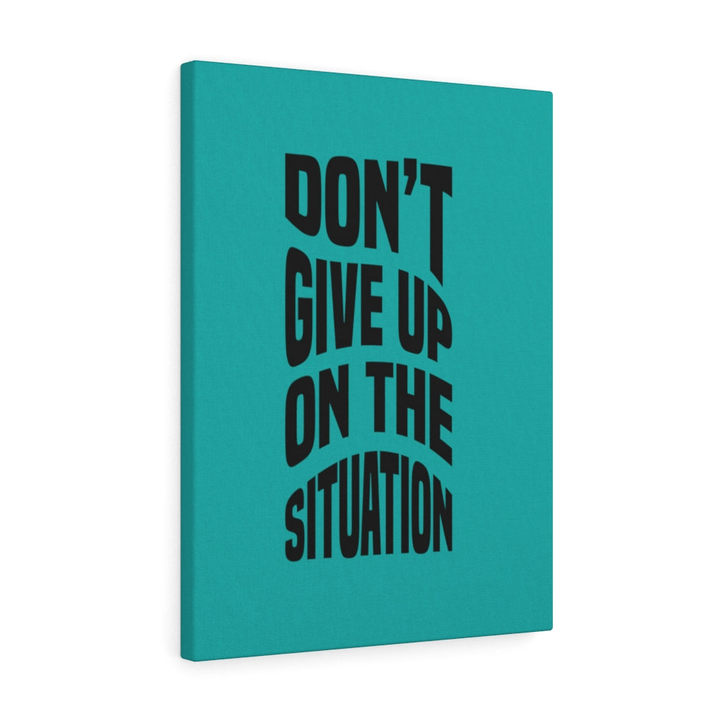 Scripture Walls Inspirational Wall Art Don't Give Up On The Situation Wall Art Motivation Wall Decor for Home Office Gym Inspiring Success Quote Print Ready to Hang Unframed-Express Your Love Gifts