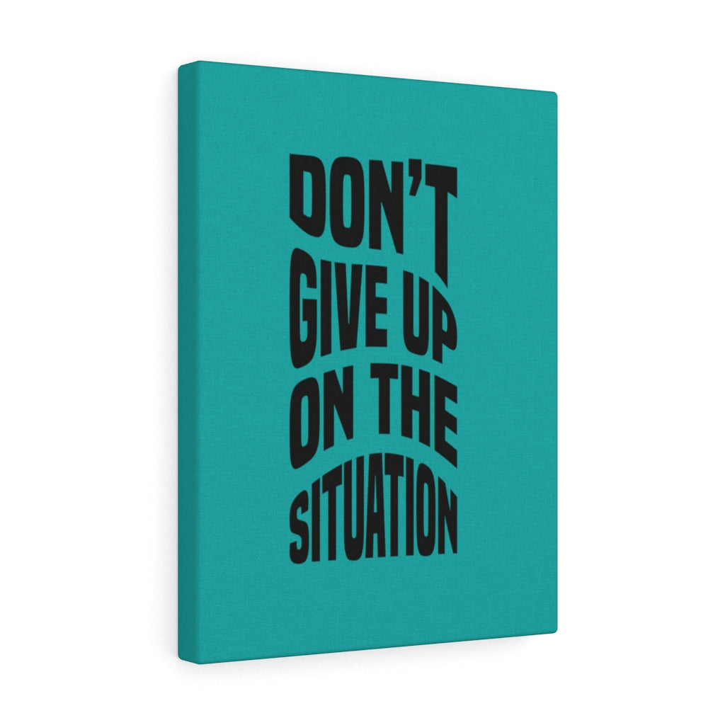 Scripture Walls Inspirational Wall Art Don't Give Up On The Situation Wall Art Motivation Wall Decor for Home Office Gym Inspiring Success Quote Print Ready to Hang Unframed-Express Your Love Gifts