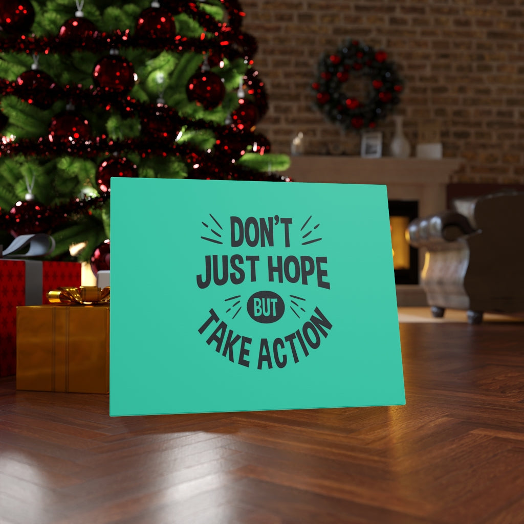 Scripture Walls Inspirational Wall Art Don't Just Hope But Take Action Wall Art Motivation Wall Decor for Home Office Gym Inspiring Success Quote Print Ready to Hang Unframed-Express Your Love Gifts