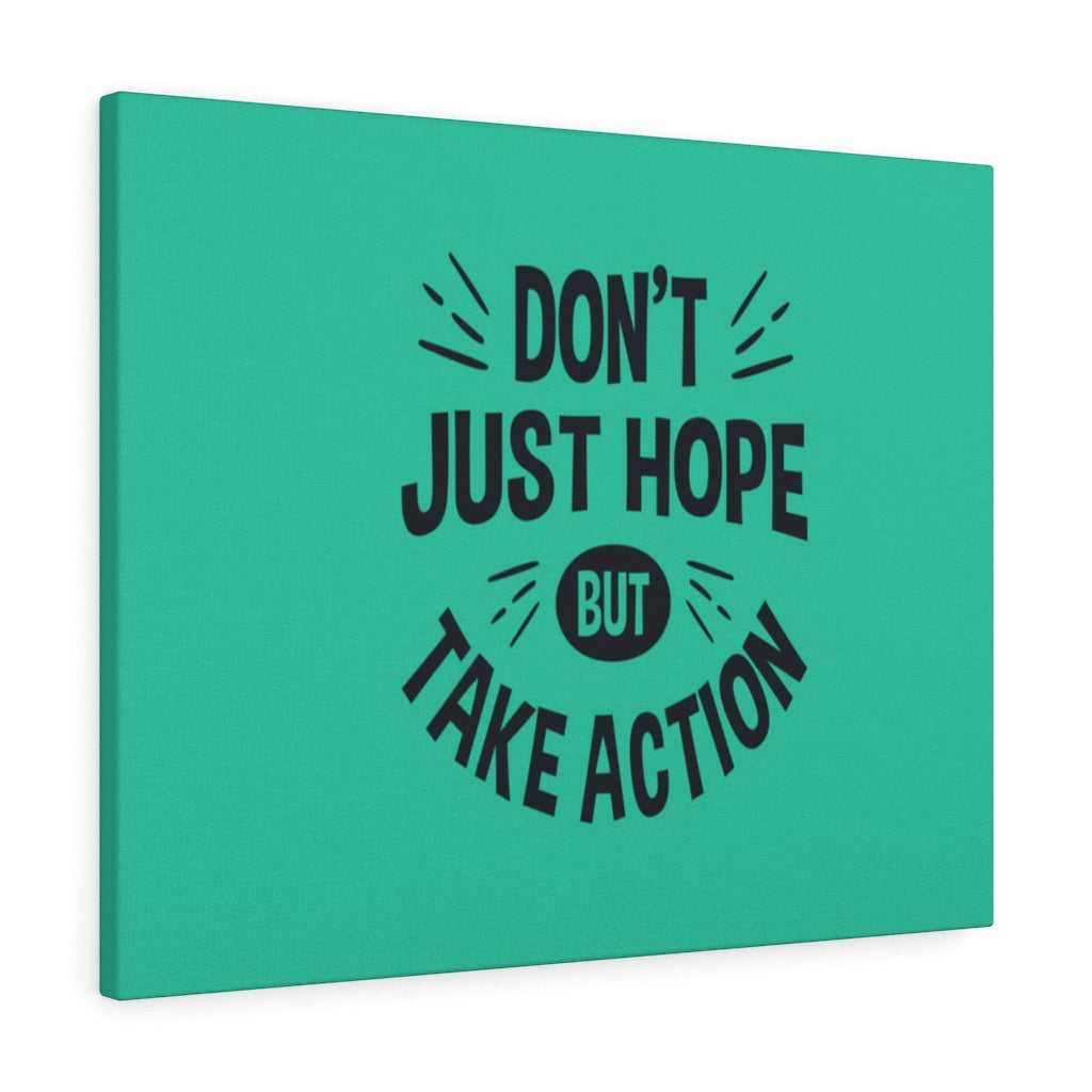 Scripture Walls Inspirational Wall Art Don't Just Hope But Take Action Wall Art Motivation Wall Decor for Home Office Gym Inspiring Success Quote Print Ready to Hang Unframed-Express Your Love Gifts