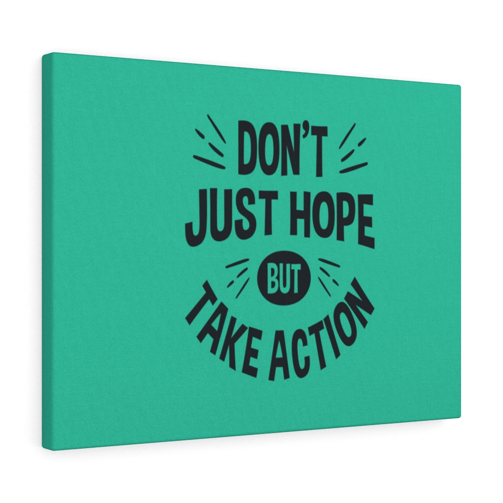 Scripture Walls Inspirational Wall Art Don't Just Hope But Take Action Wall Art Motivation Wall Decor for Home Office Gym Inspiring Success Quote Print Ready to Hang Unframed-Express Your Love Gifts