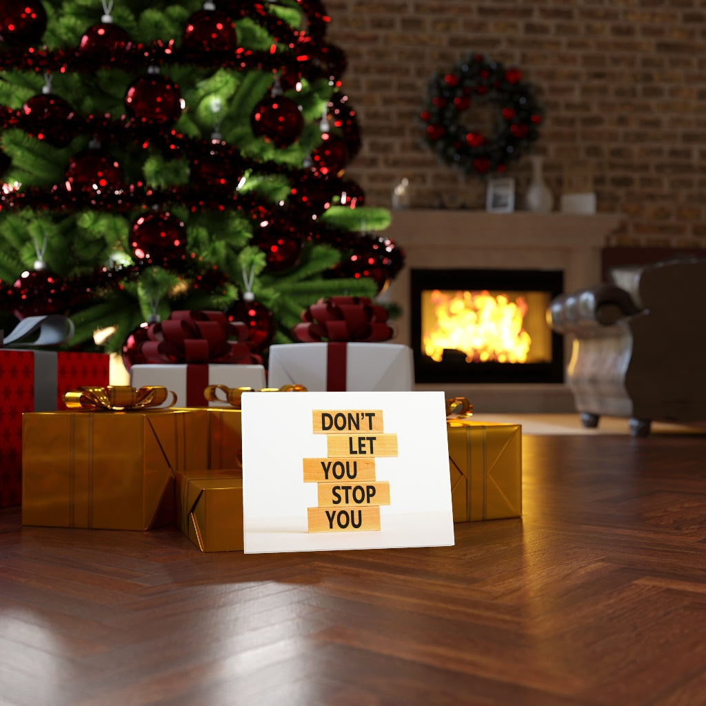 Scripture Walls Inspirational Wall Art Don't Let You Stop You Motivational Print Ready to Hang Artwork Unframed-Express Your Love Gifts