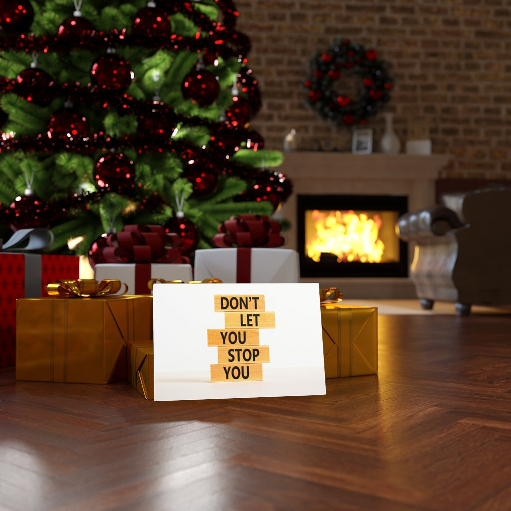 Scripture Walls Inspirational Wall Art Don't Let You Stop You Motivational Print Ready to Hang Artwork Unframed-Express Your Love Gifts