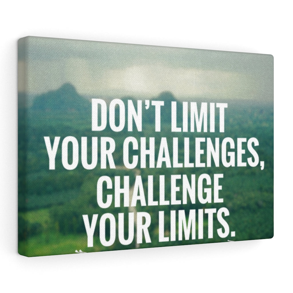 Scripture Walls Inspirational Wall Art Don't Limit Your Challenges Motivational Print Ready to Hang Artwork Unframed-Express Your Love Gifts