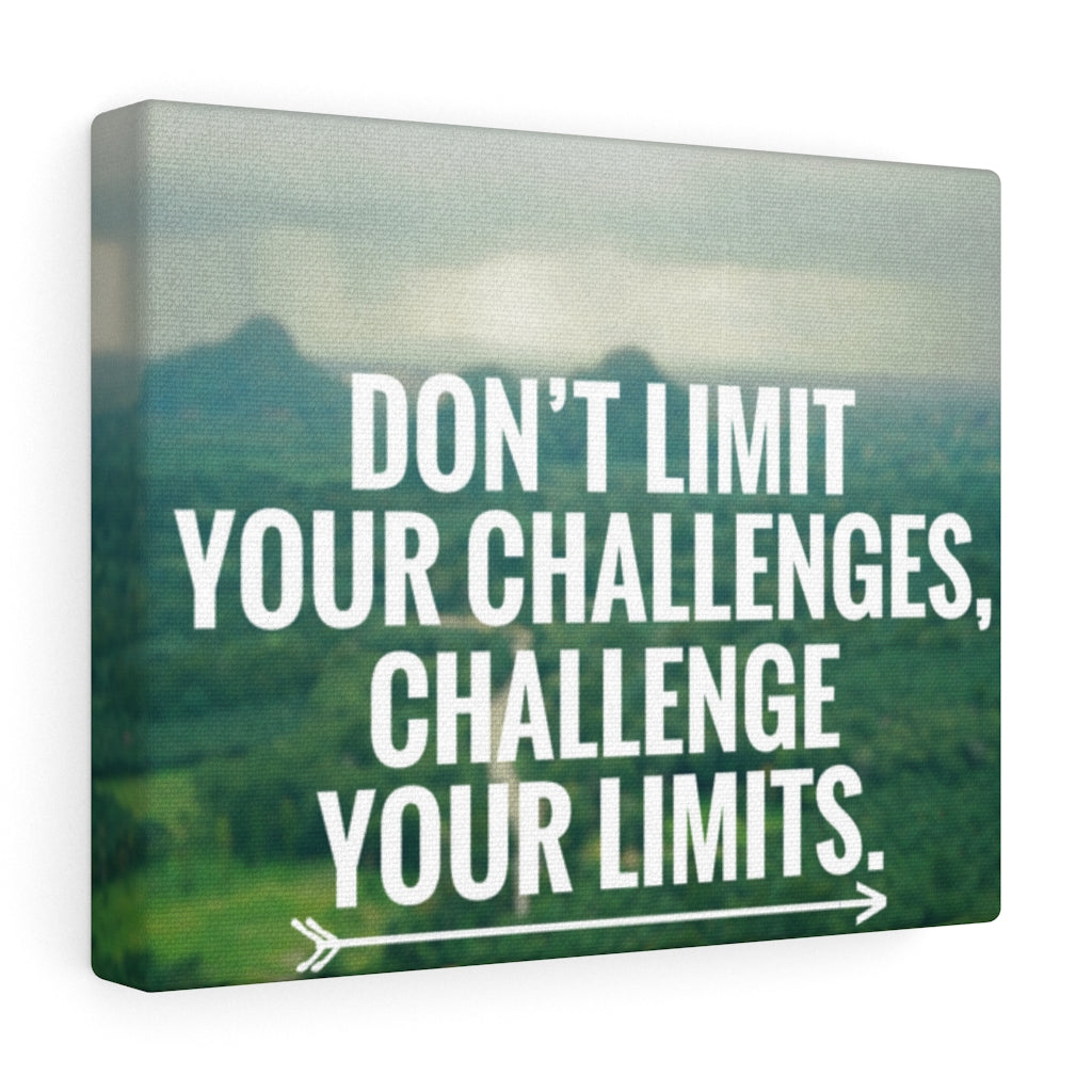 Scripture Walls Inspirational Wall Art Don't Limit Your Challenges Motivational Print Ready to Hang Artwork Unframed-Express Your Love Gifts