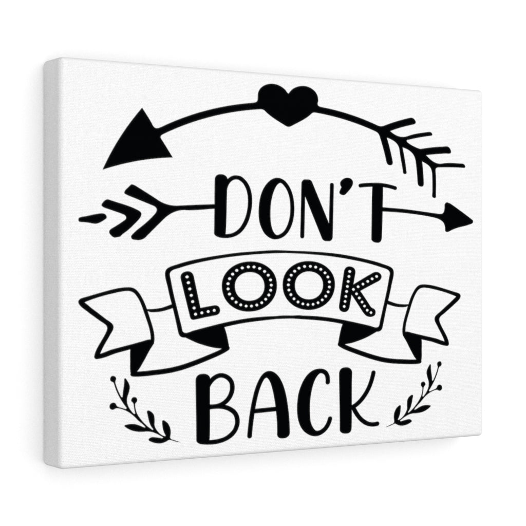 Scripture Walls Inspirational Wall Art Don't Look Back Wall Art Motivation Wall Decor for Home Office Gym Inspiring Success Quote Print Ready to Hang Unframed-Express Your Love Gifts