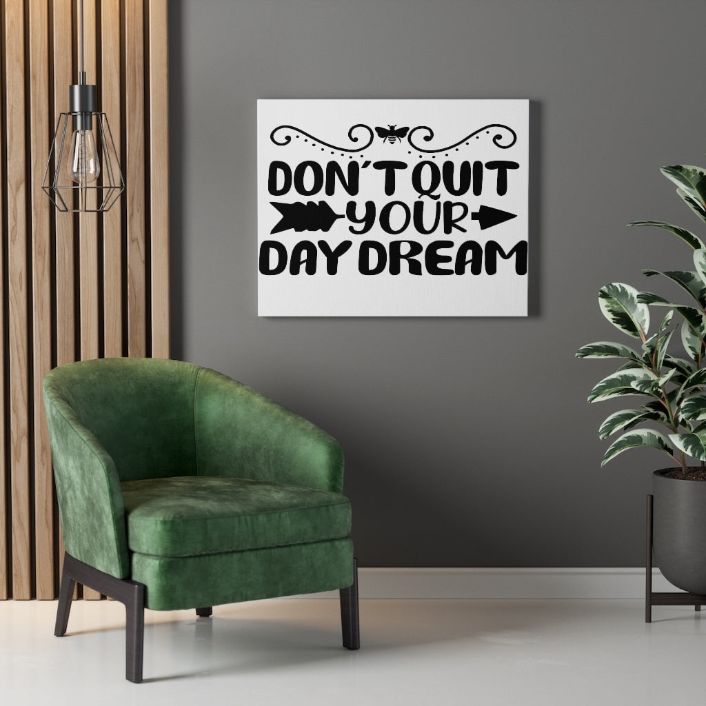 Scripture Walls Inspirational Wall Art Don't Quit Your Day Dream Wall Art Motivation Wall Decor for Home Office Gym Inspiring Success Quote Print Ready to Hang Unframed-Express Your Love Gifts