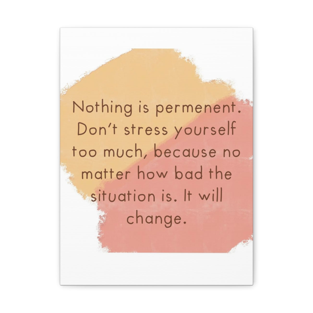Scripture Walls Inspirational Wall Art Don't Stress Too Much Motivation Wall Decor for Home Office Gym Inspiring Success Quote Print Ready to Hang Unframed-Express Your Love Gifts