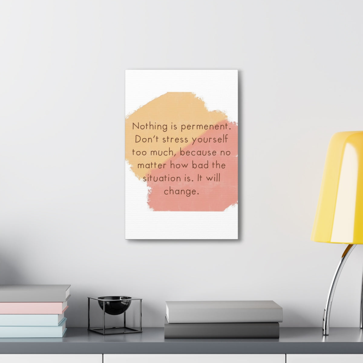 Scripture Walls Inspirational Wall Art Don't Stress Too Much Motivation Wall Decor for Home Office Gym Inspiring Success Quote Print Ready to Hang Unframed-Express Your Love Gifts