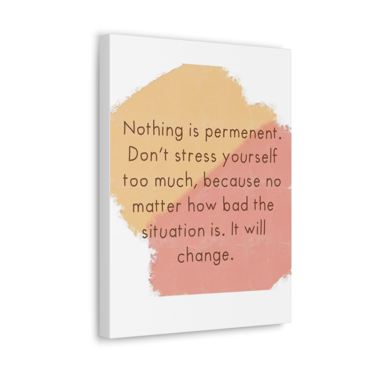Scripture Walls Inspirational Wall Art Don't Stress Too Much Motivation Wall Decor for Home Office Gym Inspiring Success Quote Print Ready to Hang Unframed-Express Your Love Gifts