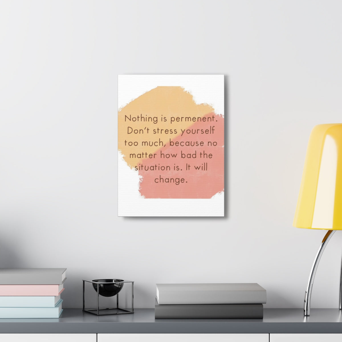 Scripture Walls Inspirational Wall Art Don't Stress Too Much Motivation Wall Decor for Home Office Gym Inspiring Success Quote Print Ready to Hang Unframed-Express Your Love Gifts