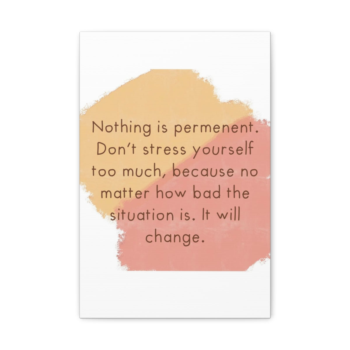 Scripture Walls Inspirational Wall Art Don't Stress Too Much Motivation Wall Decor for Home Office Gym Inspiring Success Quote Print Ready to Hang Unframed-Express Your Love Gifts