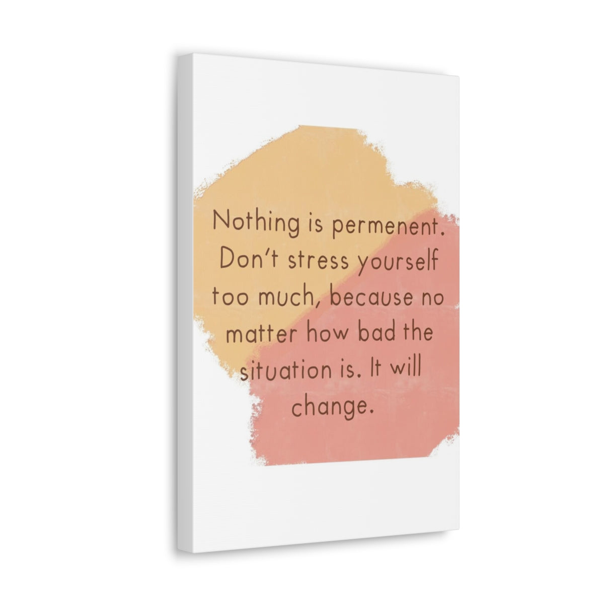 Scripture Walls Inspirational Wall Art Don't Stress Too Much Motivation Wall Decor for Home Office Gym Inspiring Success Quote Print Ready to Hang Unframed-Express Your Love Gifts