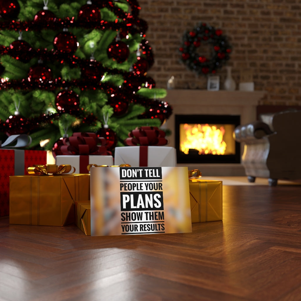 Scripture Walls Inspirational Wall Art Don't Tell People Your Plans Motivational Print Ready to Hang Artwork Unframed-Express Your Love Gifts