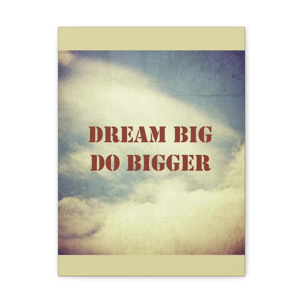 Scripture Walls Inspirational Wall Art Dream Big Do Bigger Motivation Wall Decor for Home Office Gym Inspiring Success Quote Print Ready to Hang Unframed-Express Your Love Gifts