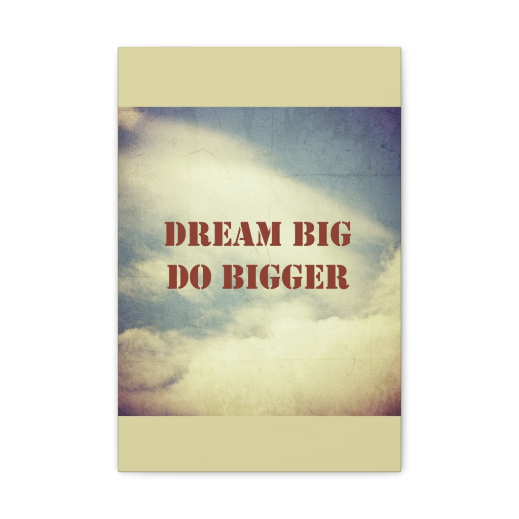 Scripture Walls Inspirational Wall Art Dream Big Do Bigger Motivation Wall Decor for Home Office Gym Inspiring Success Quote Print Ready to Hang Unframed-Express Your Love Gifts