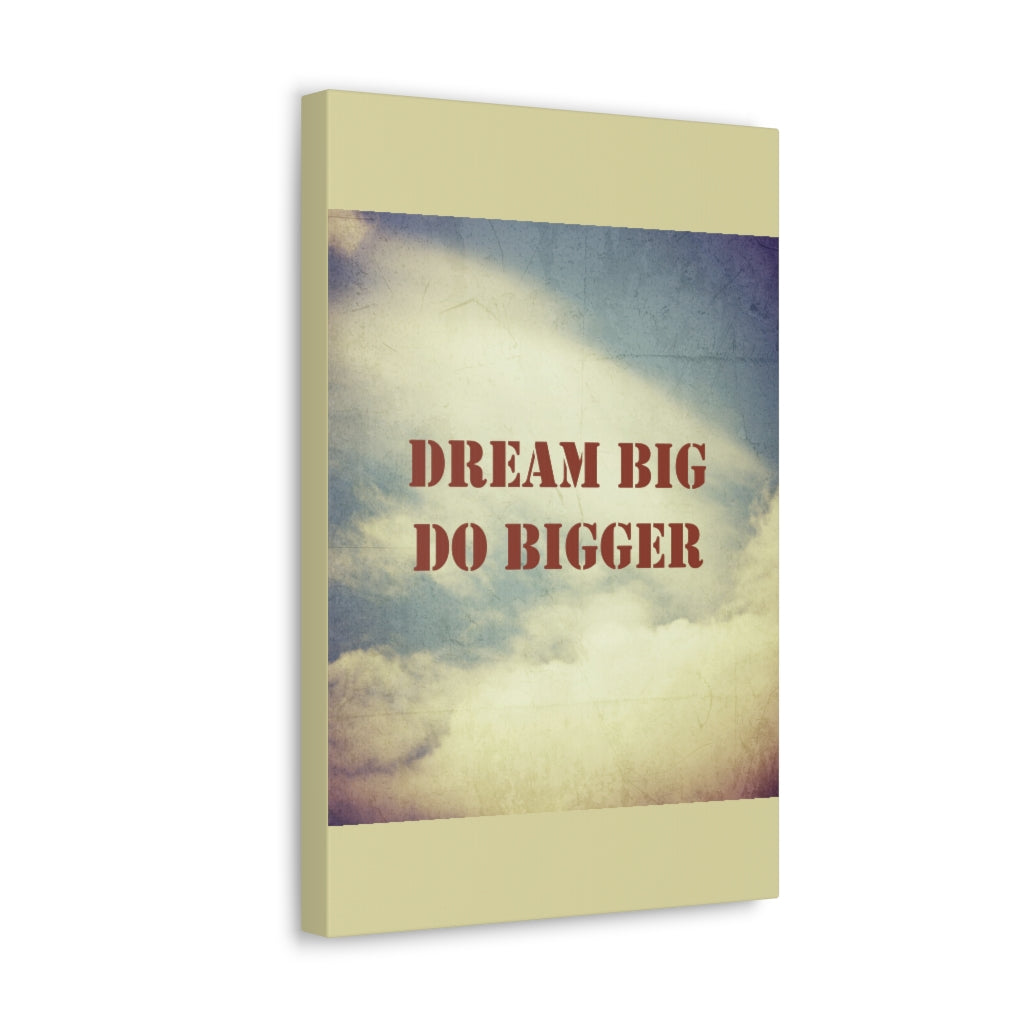 Scripture Walls Inspirational Wall Art Dream Big Do Bigger Motivation Wall Decor for Home Office Gym Inspiring Success Quote Print Ready to Hang Unframed-Express Your Love Gifts