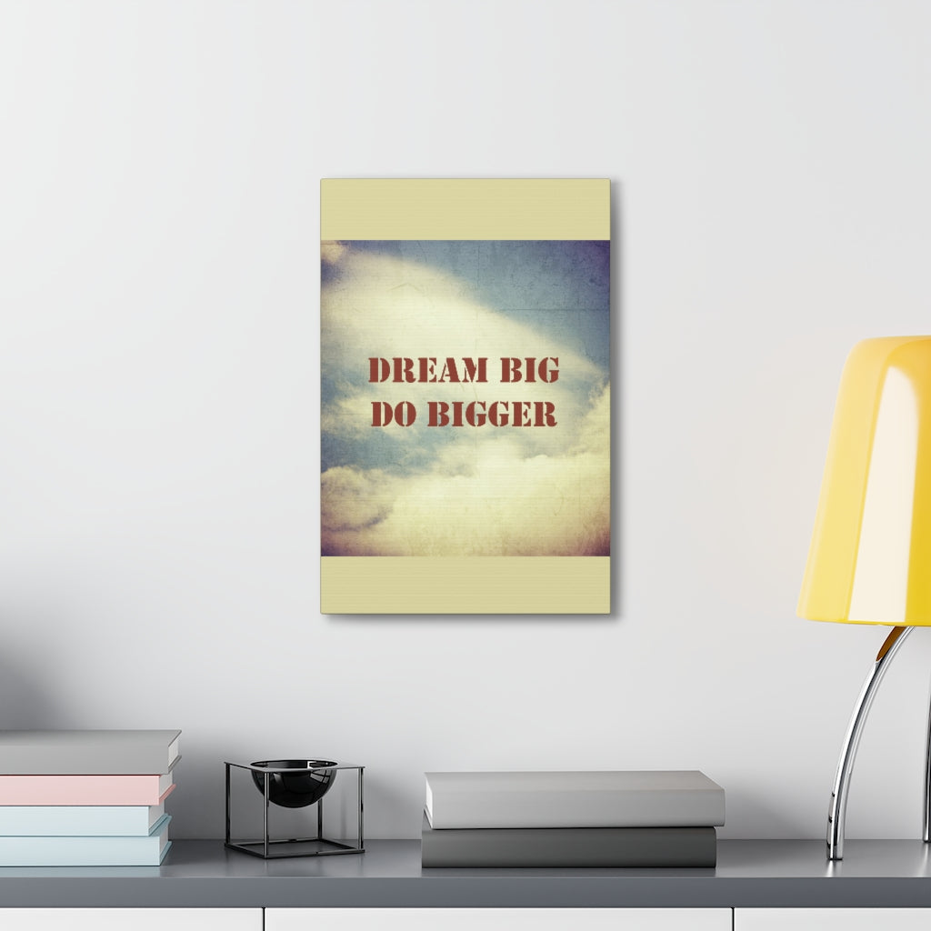 Scripture Walls Inspirational Wall Art Dream Big Do Bigger Motivation Wall Decor for Home Office Gym Inspiring Success Quote Print Ready to Hang Unframed-Express Your Love Gifts