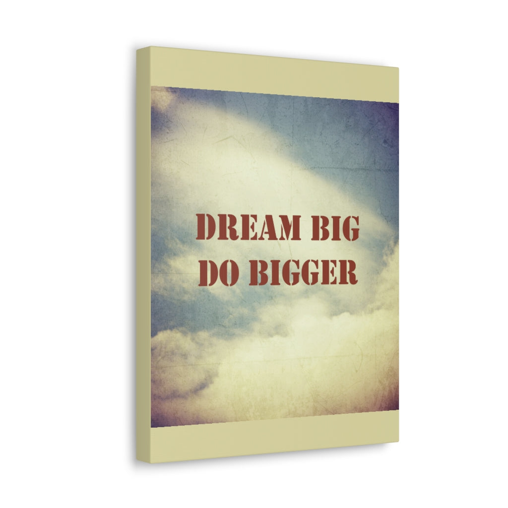 Scripture Walls Inspirational Wall Art Dream Big Do Bigger Motivation Wall Decor for Home Office Gym Inspiring Success Quote Print Ready to Hang Unframed-Express Your Love Gifts
