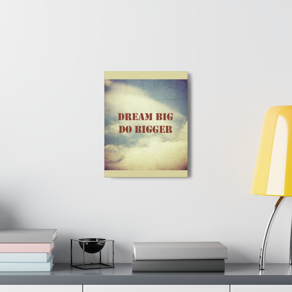 Scripture Walls Inspirational Wall Art Dream Big Do Bigger Motivation Wall Decor for Home Office Gym Inspiring Success Quote Print Ready to Hang Unframed-Express Your Love Gifts