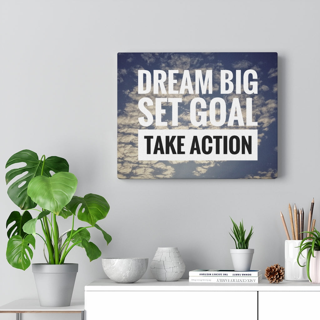 Scripture Walls Inspirational Wall Art Dream Big Set Goal Motivational Print Ready to Hang Artwork Unframed-Express Your Love Gifts