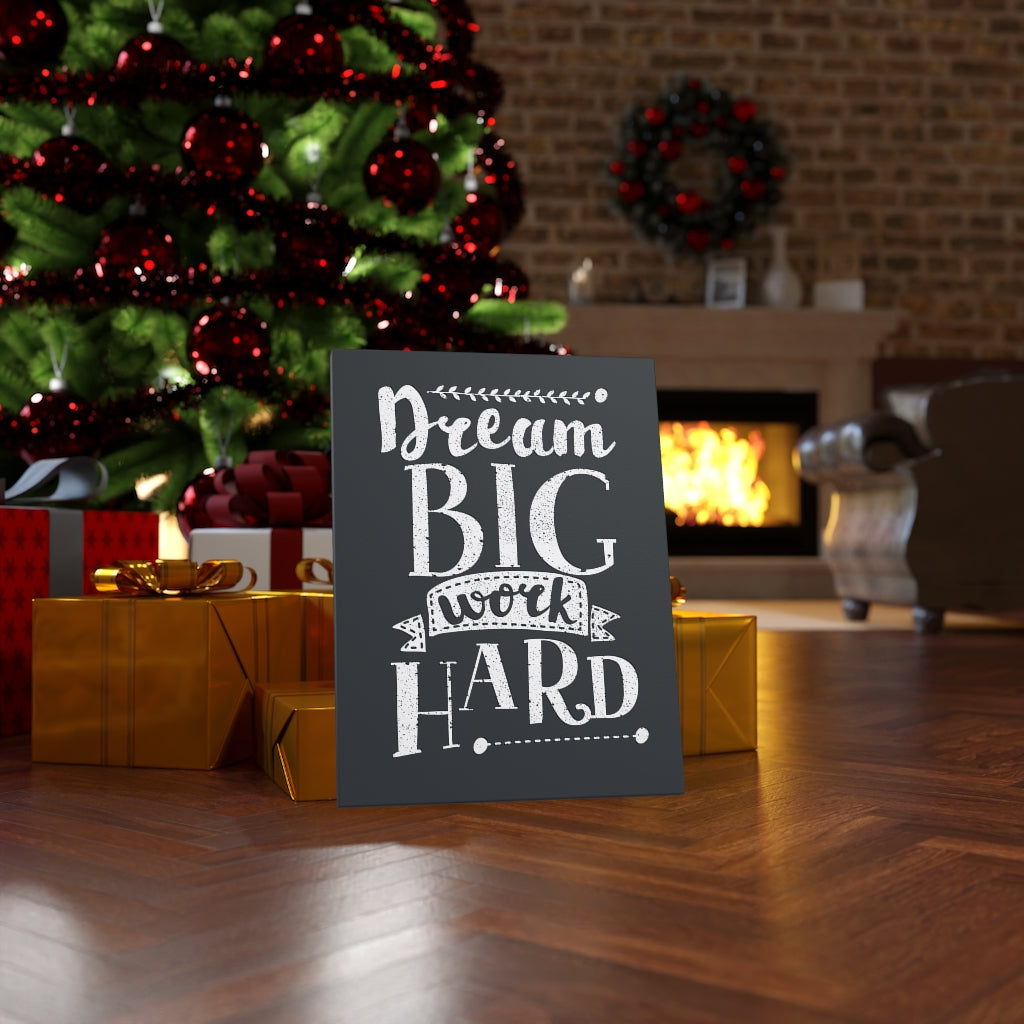 Scripture Walls Inspirational Wall Art Dream Big Work Hard Wall Art Motivational Motto Inspiring Prints Artwork Decor Ready to Hang Unframed-Express Your Love Gifts
