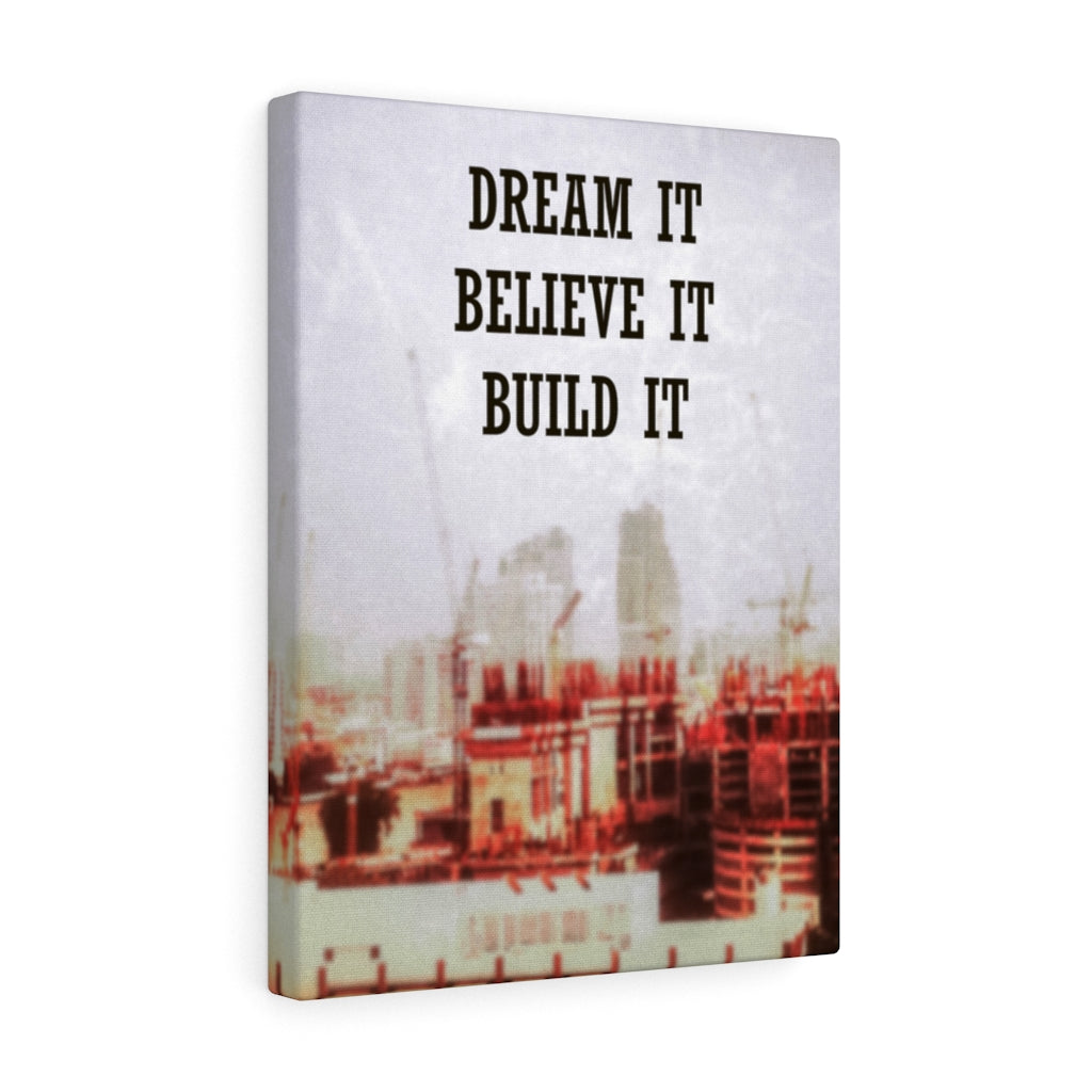 Scripture Walls Inspirational Wall Art Dream It Believe It Build It Motivational Print Ready to Hang Artwork Unframed-Express Your Love Gifts