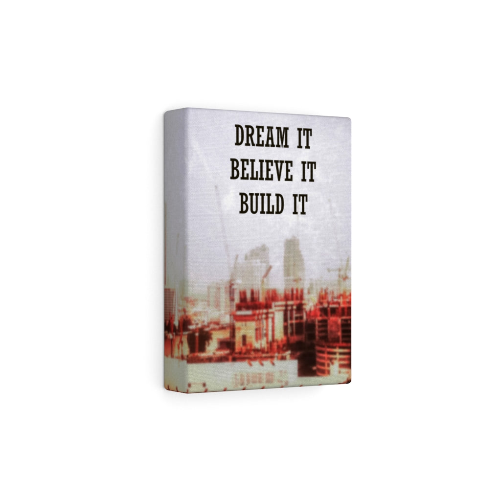 Scripture Walls Inspirational Wall Art Dream It Believe It Build It Motivational Print Ready to Hang Artwork Unframed-Express Your Love Gifts