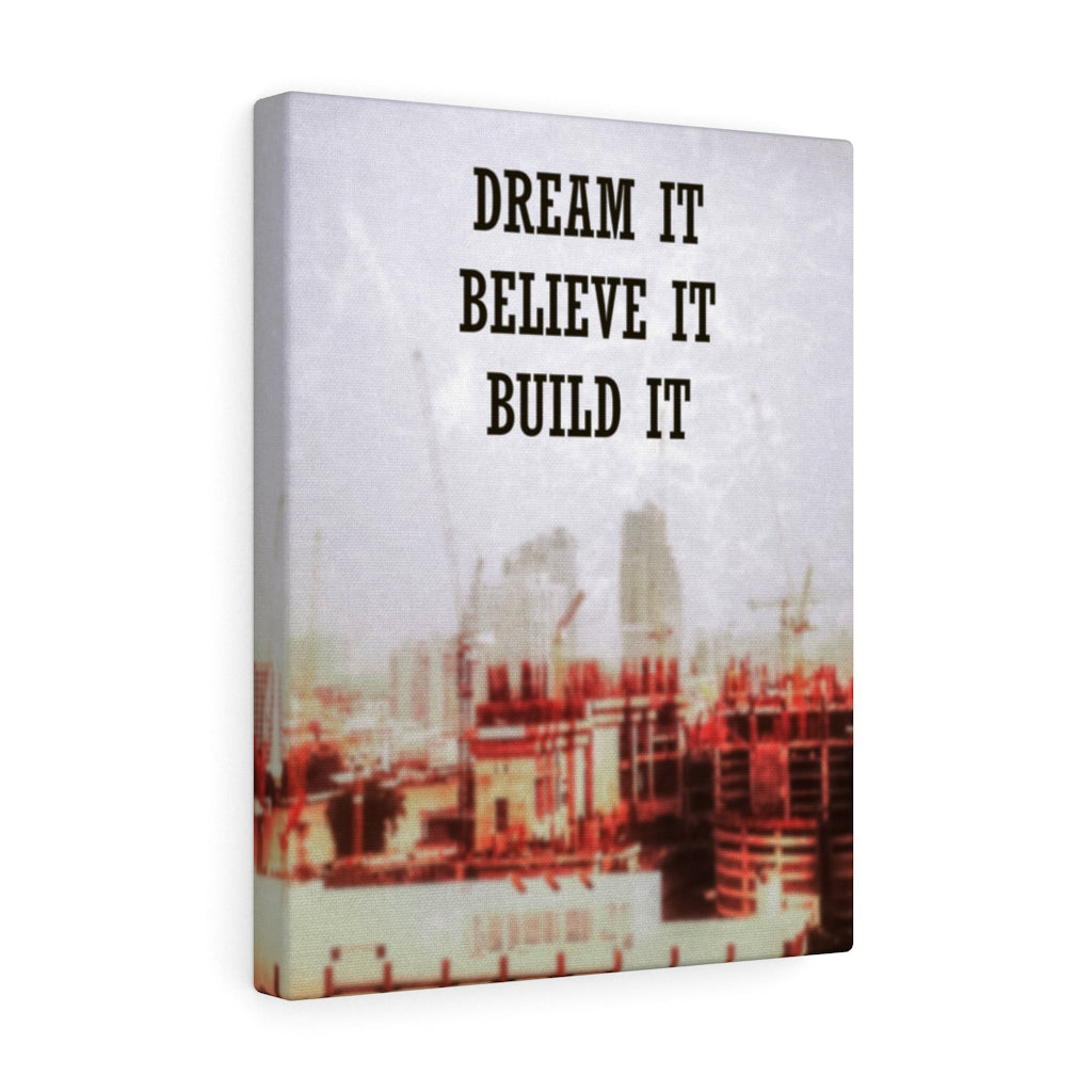 Scripture Walls Inspirational Wall Art Dream It Believe It Build It Motivational Print Ready to Hang Artwork Unframed-Express Your Love Gifts