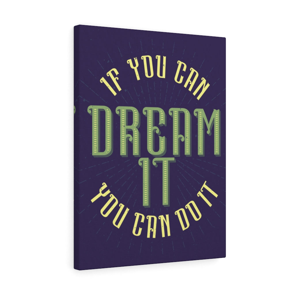 Scripture Walls Inspirational Wall Art Dream It Purple Wall Art Motivational Motto Inspiring Prints Artwork Decor Ready to Hang Unframed-Express Your Love Gifts