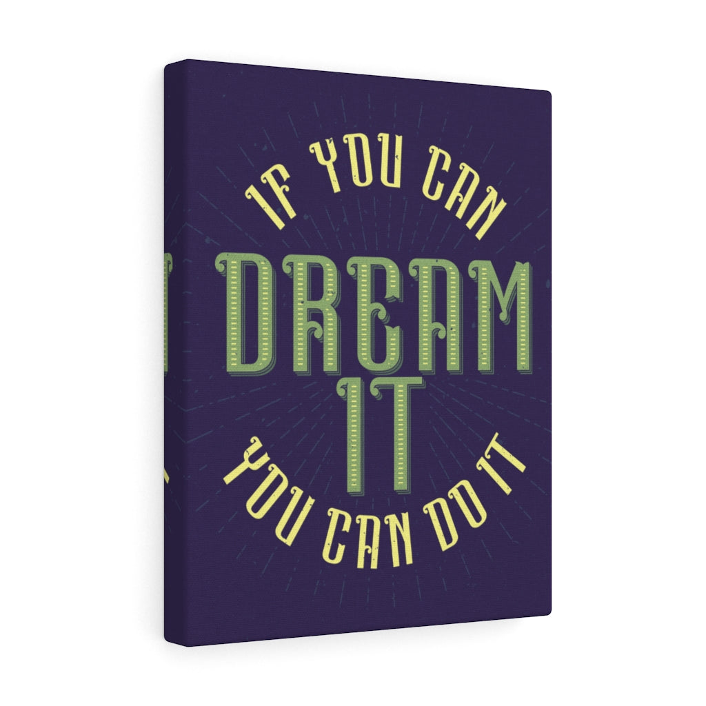 Scripture Walls Inspirational Wall Art Dream It Purple Wall Art Motivational Motto Inspiring Prints Artwork Decor Ready to Hang Unframed-Express Your Love Gifts