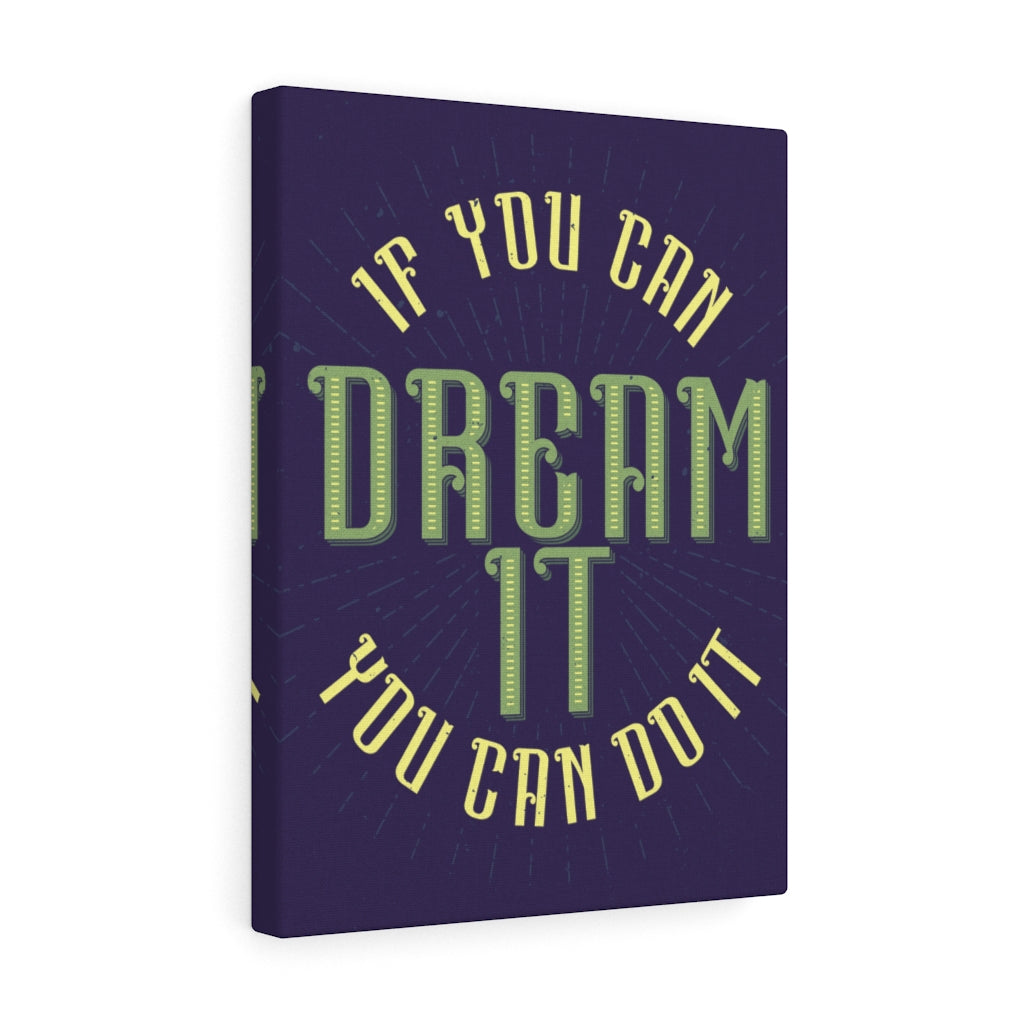 Scripture Walls Inspirational Wall Art Dream It Purple Wall Art Motivational Motto Inspiring Prints Artwork Decor Ready to Hang Unframed-Express Your Love Gifts