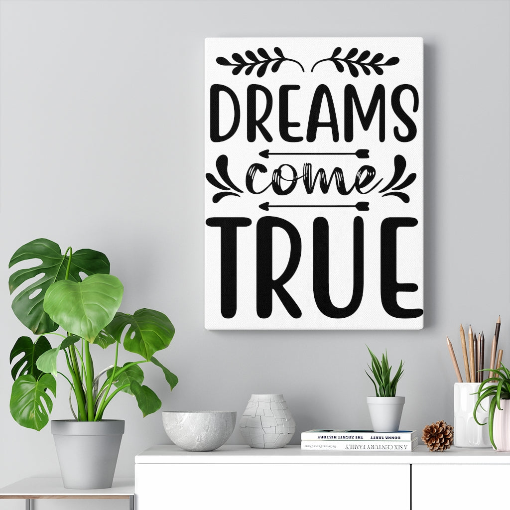Scripture Walls Inspirational Wall Art Dreams Come True Wall Art Motivation Wall Decor for Home Office Gym Inspiring Success Quote Print Ready to Hang Unframed-Express Your Love Gifts