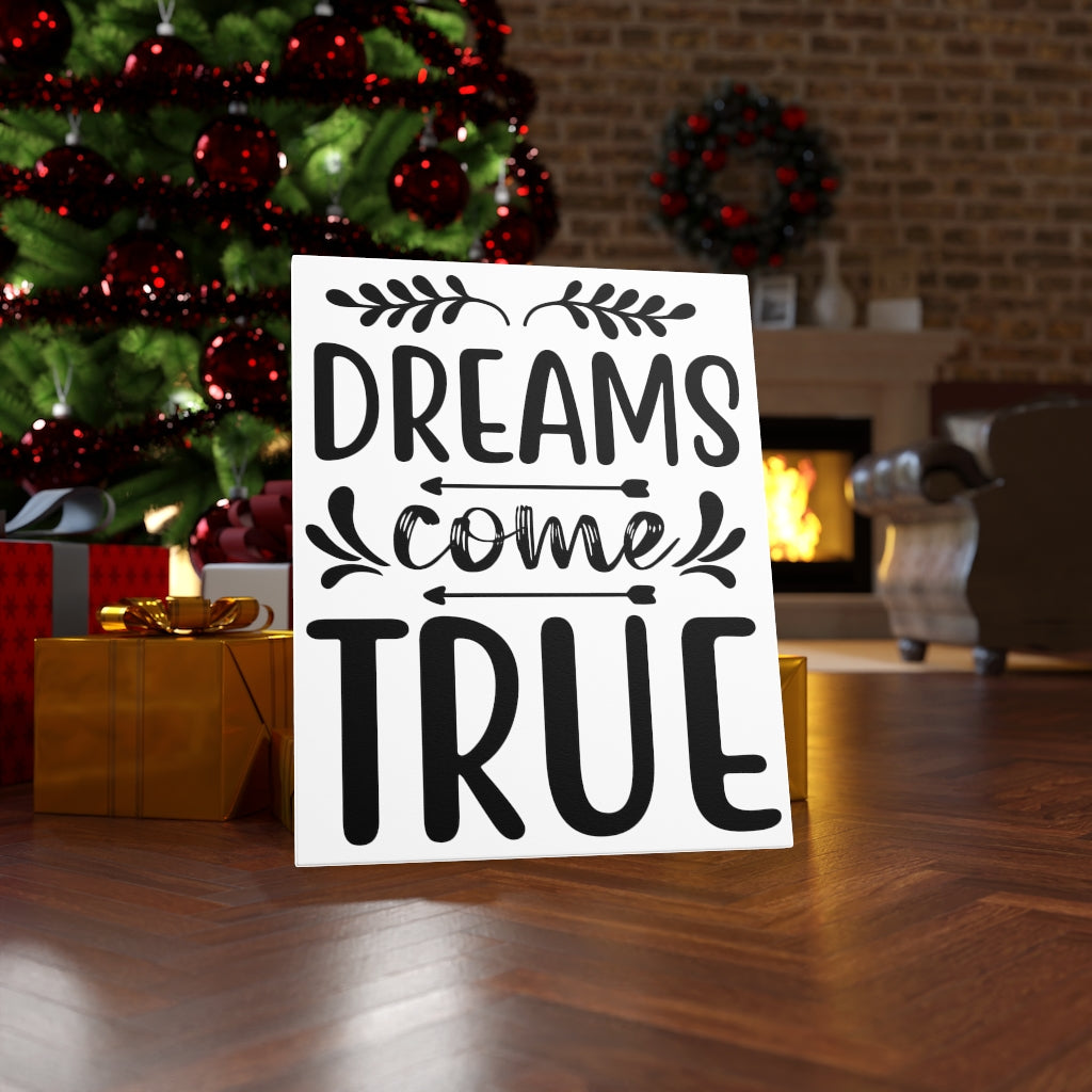 Scripture Walls Inspirational Wall Art Dreams Come True Wall Art Motivation Wall Decor for Home Office Gym Inspiring Success Quote Print Ready to Hang Unframed-Express Your Love Gifts