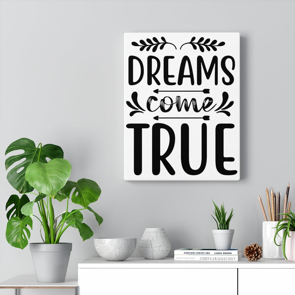 Scripture Walls Inspirational Wall Art Dreams Come True Wall Art Motivation Wall Decor for Home Office Gym Inspiring Success Quote Print Ready to Hang Unframed-Express Your Love Gifts
