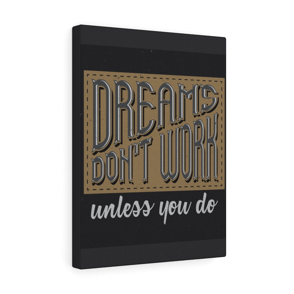 Scripture Walls Inspirational Wall Art Dreams Don't Work Unless You Do Wall Art Motivational Motto Inspiring Prints Artwork Decor Ready to Hang Unframed-Express Your Love Gifts