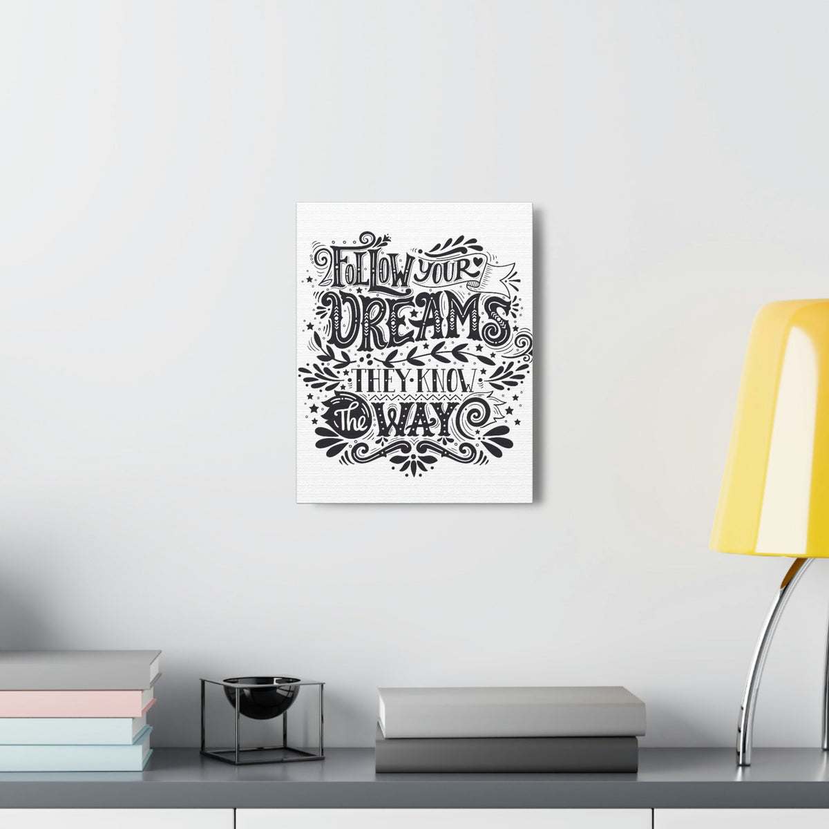Scripture Walls Inspirational Wall Art Dreams Know The Way Motivation Wall Decor for Home Office Gym Inspiring Success Quote Print Ready to Hang Unframed-Express Your Love Gifts